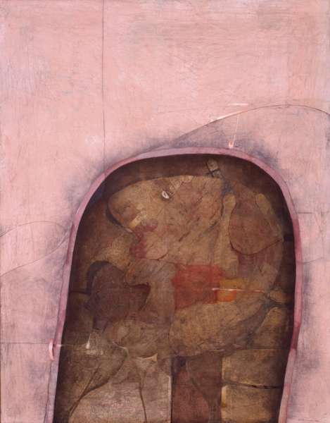 Imagen de la obra Nicho con fondo rosa